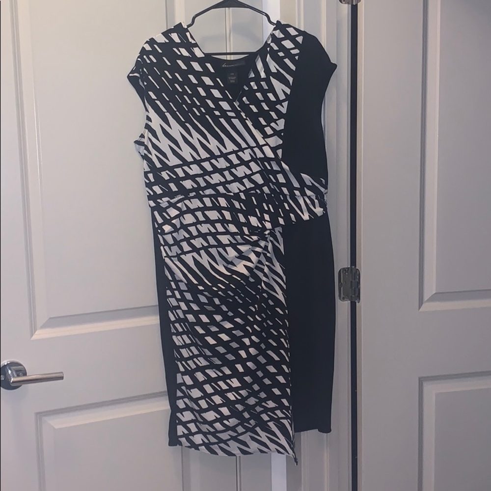 Black & white cocktail dress